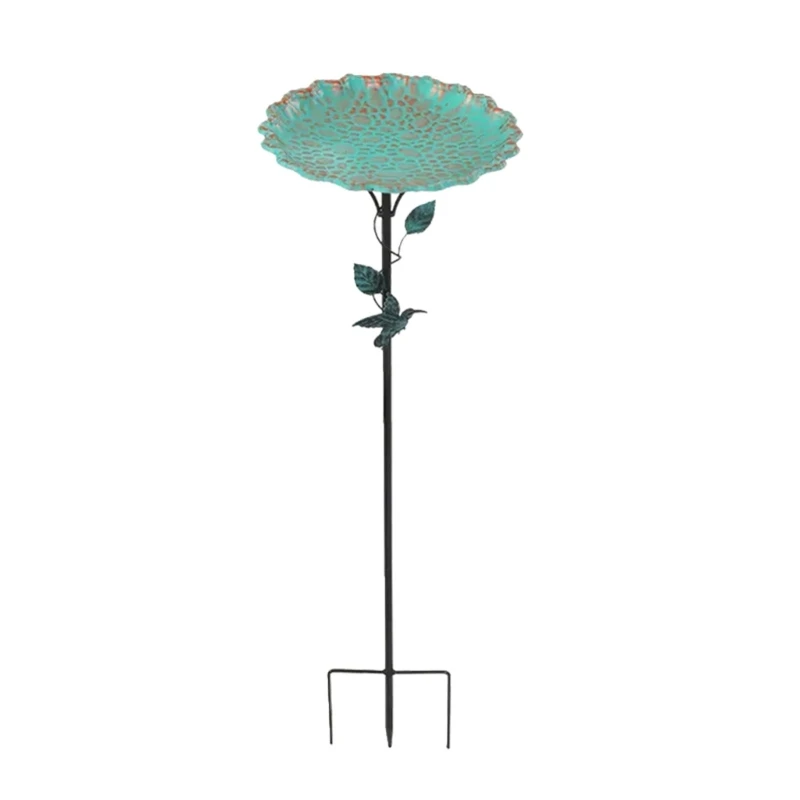 

Novelty Garden Birdbath Feeding Bowl Elegant Design Perfect for Attracting Birds 601C