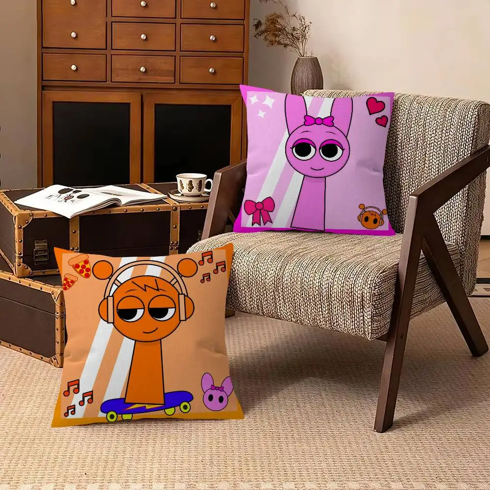 Pinki Oren S-SPRUNKI   Cushion Cover Pillowcase Upholstery Sofa Throw Pillow Home Decor Pillowcas