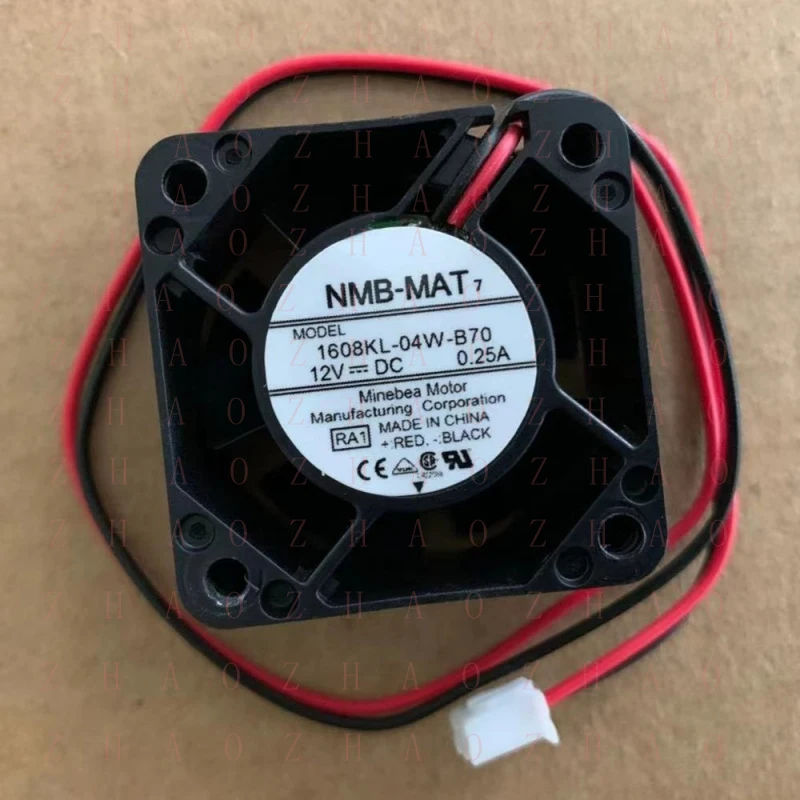 

L+ for NMB-MAT 4020 DC 12V 0.25A 1608KL-04W-B70 MODEL 2-wire cooling fan 40*40*20mm