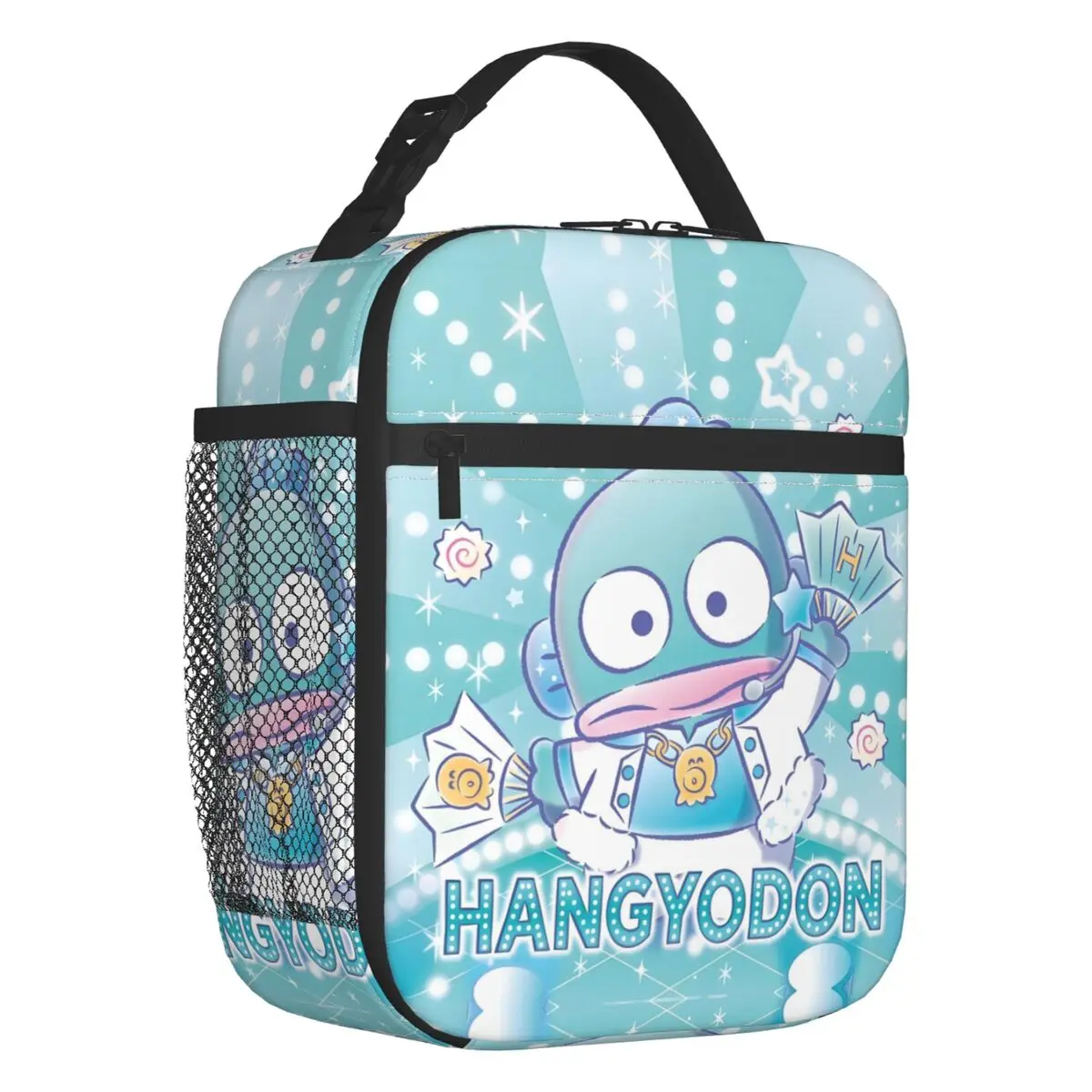 

Kawaii Hangyodon термоизолированная сумка для обеда клоун рыба мультфильм аниме многоразовая сумка для обеда для школы многофункциональная коробка для еды