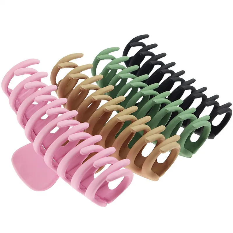 Big Plastic Hair Claw Clip Lot Large for Thick Hair Korean Hair Accessories Hair Clips pinzas para el cabello pince cheveux