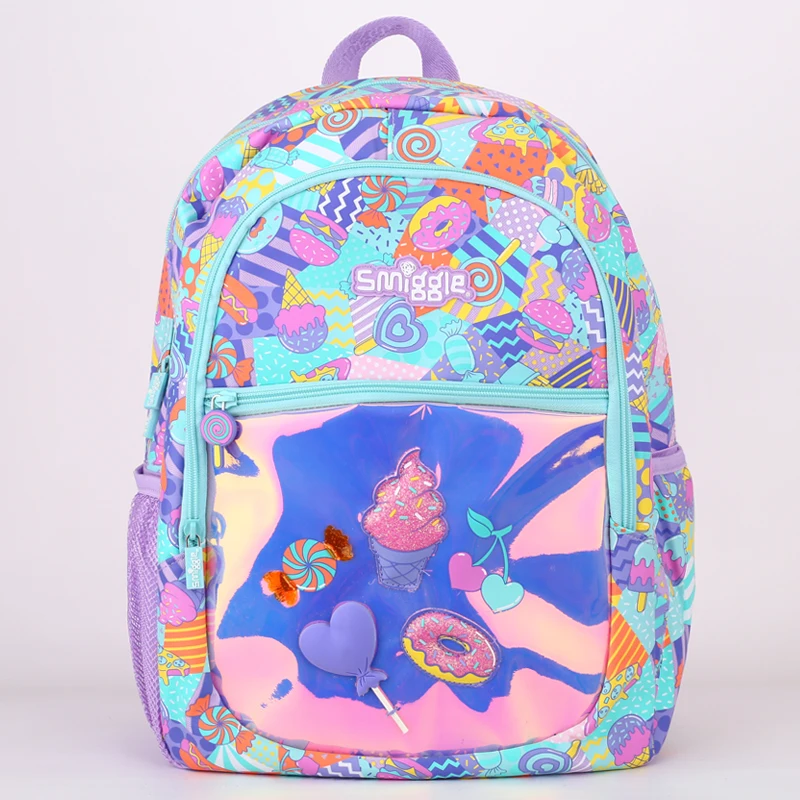 Australian Smiggle Primary School Students' Large Capacity Cute Princess Backpack Stress Relieving Girls' Lightweight Backpack