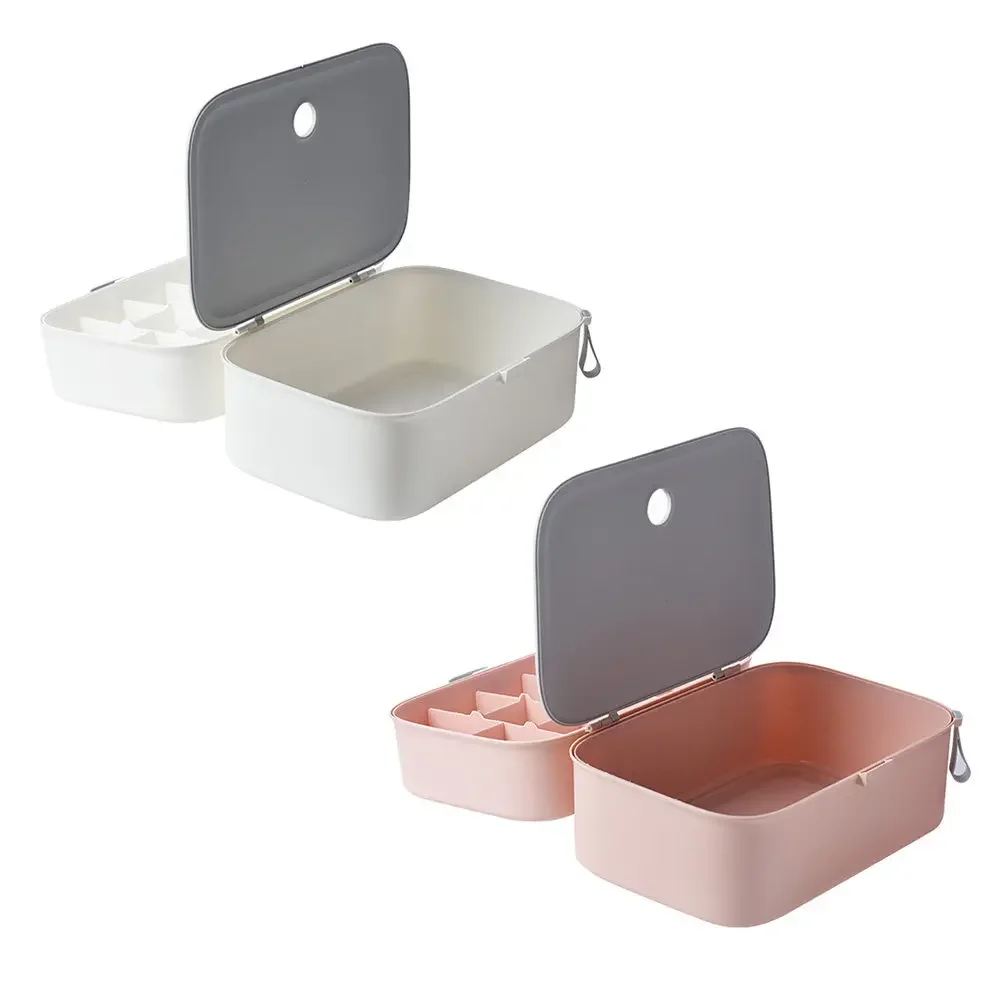 Folding Underwear Storage Box Eco-Friendly PP Material Multi-Compartment Clothing Organizer for Travel Home Office Bras Socks