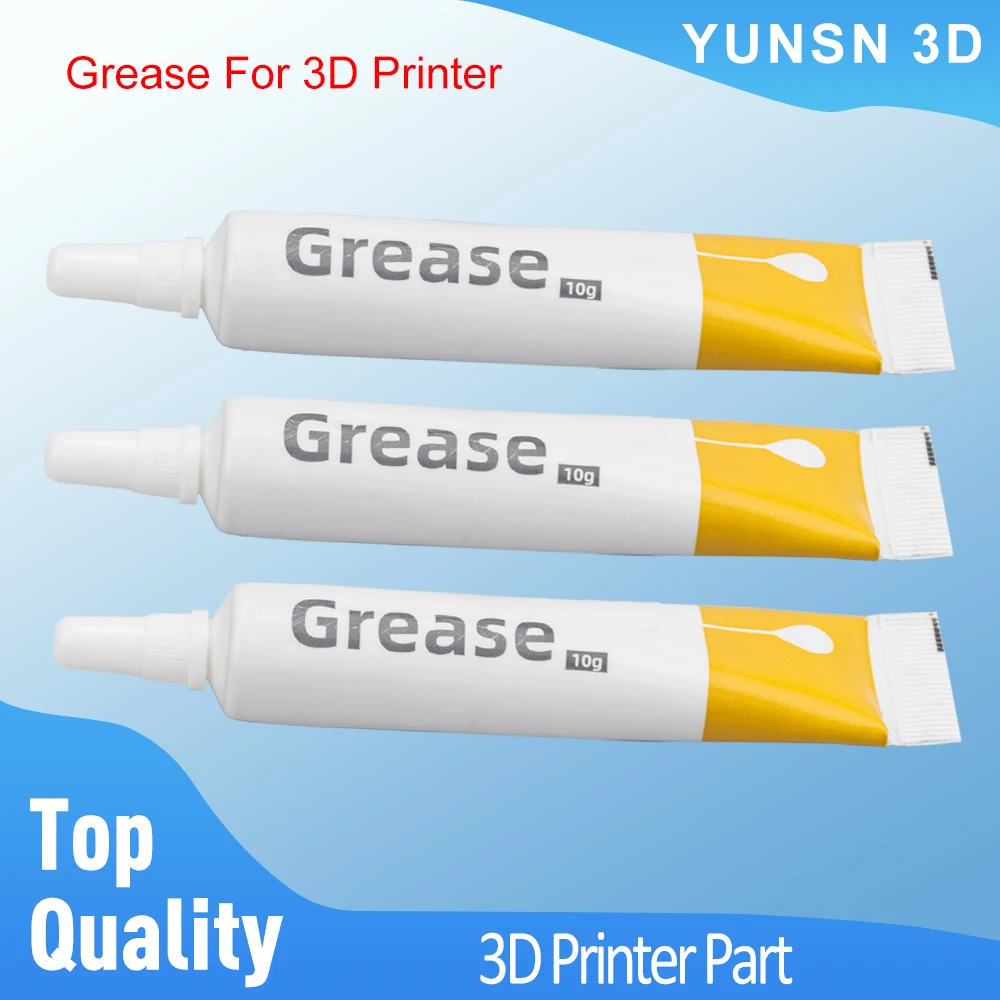 3D Printer Grease High Temperature Resist Lubricant Oil Extruder Gear Bearing Pully Super Lube Reduce Noise Good Lubrication