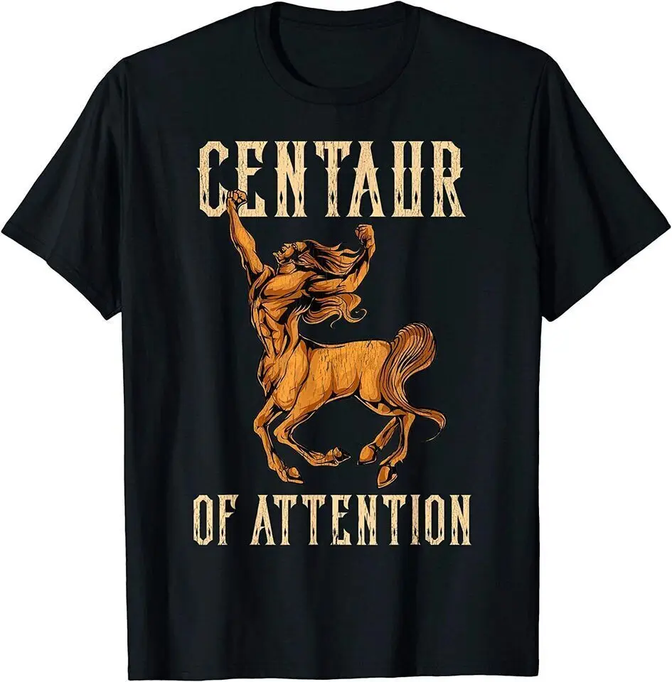 Centaur Of Attention Pun Clever Greek Mythology Unisex Funny T-Shirte Anime Graphic T-shirts Y2K Tops Unisex Summer