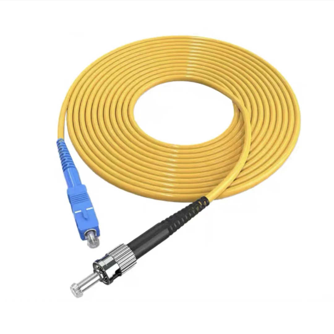 

optical patch cord SC-ST 1m 5m 10m 50m 100m simplex SM 30m 20m 3m 2m PVC ST connector fiber jumper G652D free shippment ELINK