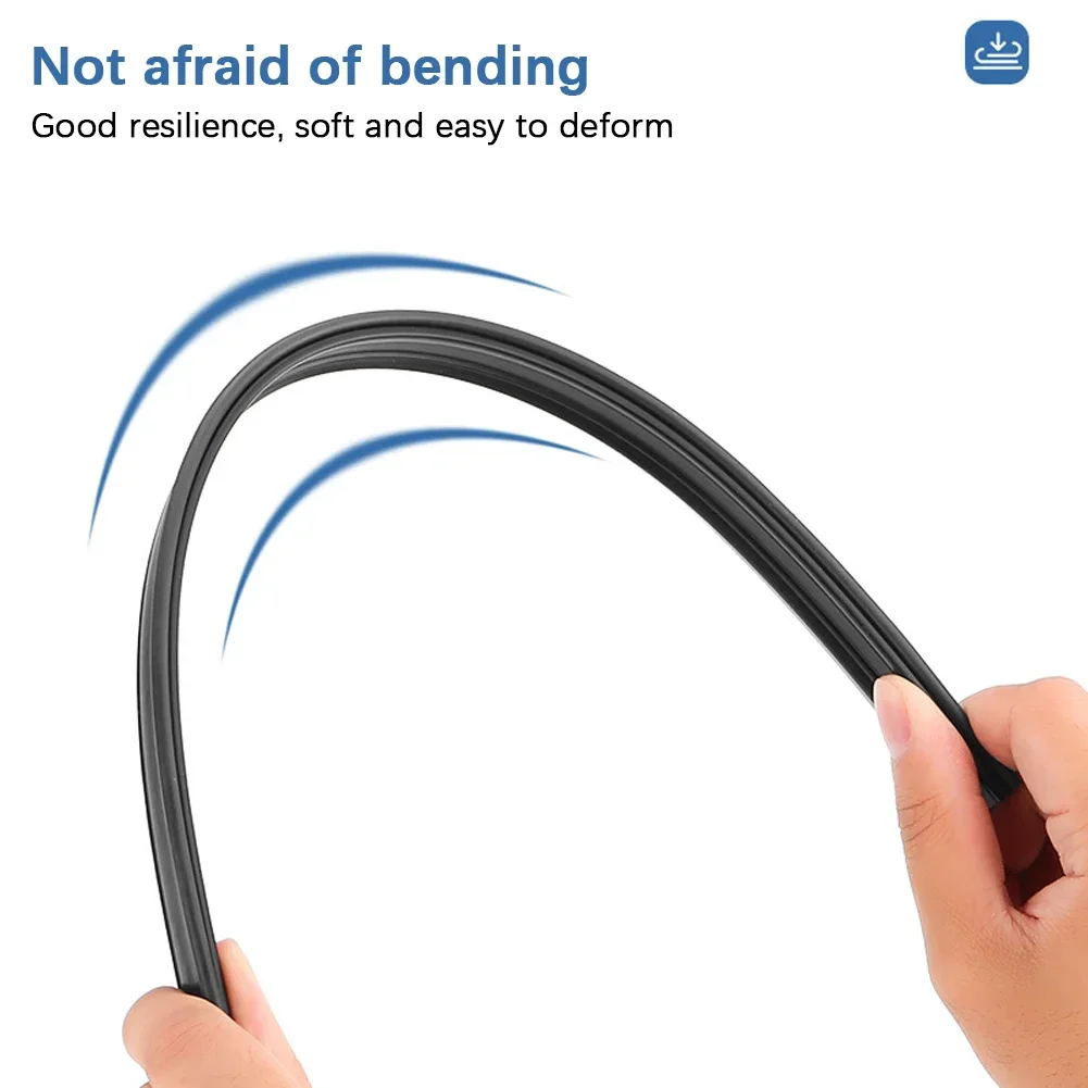 1/2 قطعة نافذة السيارة الجانبية ممسحة نافذة تنظيف أداة اكسسوارات إزالة ضباب المياه مساحات شفرات