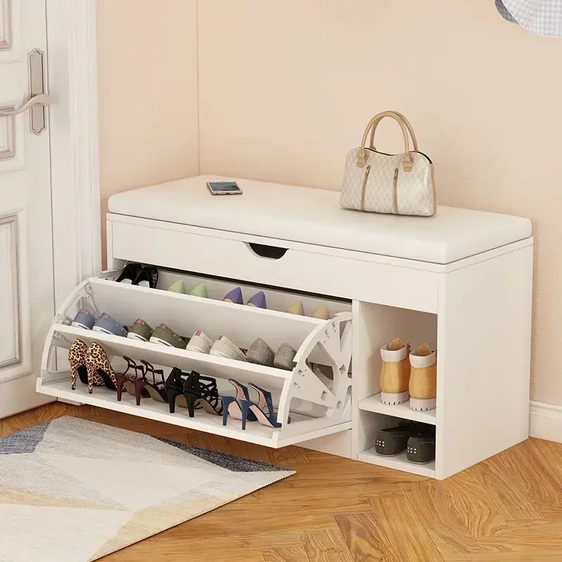 Shoe Cabinets Storage Entrance Stool  Hall   Bench White Living Room Schoenenkast Home Furniture