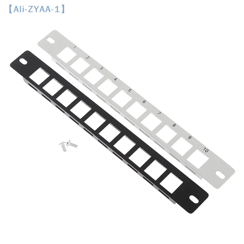 

【ZYAA-1】Сетевая 10-портовая пустая патч-панель 1U для стандартного монтажа в стойку Keystone для сетевых кабелей