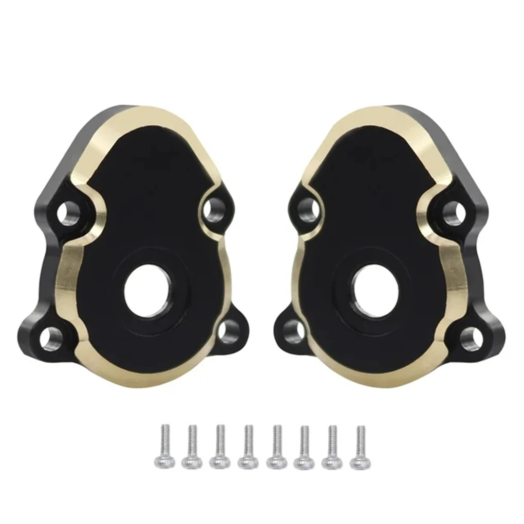 RCGOFOLLOW Brass Axle Cover RC Upgrade Part Rc Axle Cover For 1/18 Ascent-18 RC Car Part RC Car Accessories Black