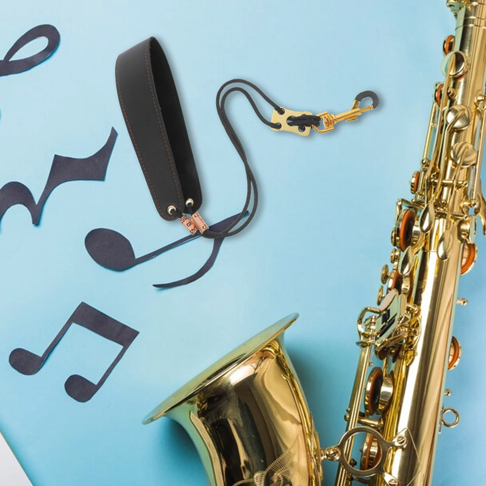 

Saxophone Neck Strap Adjustable Fake For Alto Tenor Baritone Soprano Clarinet Horn Instrument Durable Music
