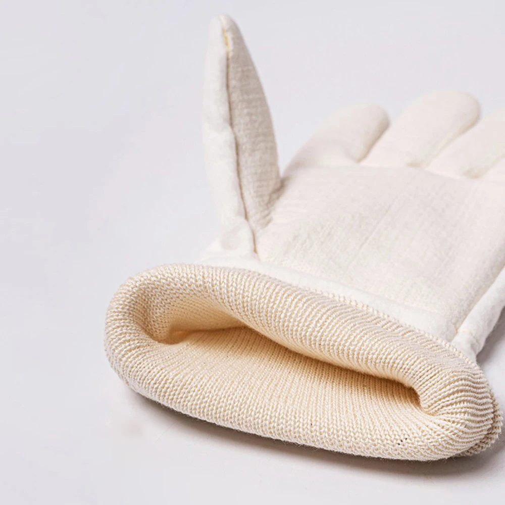 pottery High temperature gloves Wear-resistant industrial anti-scalding and heat-insulating five-finger gloves Kiln tools