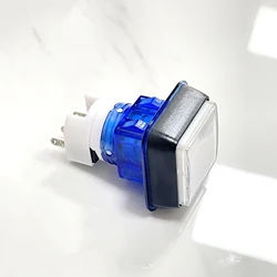 Europe type, EU Style, 35 x 35 mm, Square LED Illuminated Push Button with Micro Switch, Arcade Machine Game, Video Consoles,12V