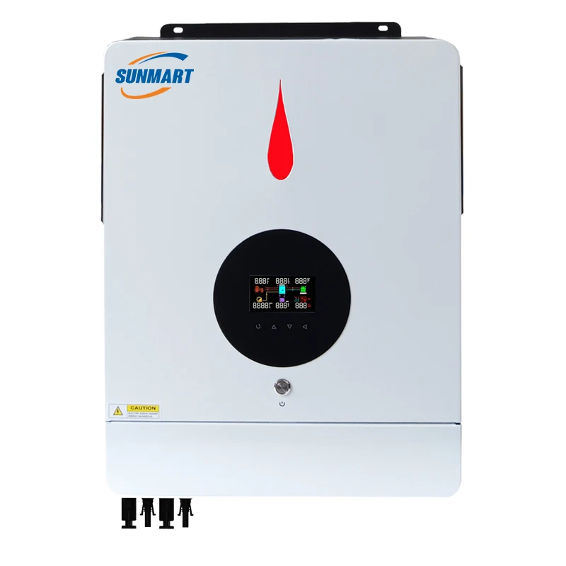 Factory sell  10KW On Off Hybrid Solar inverter 10.5KW 48V to 230V Dual Output 180A MPPT Controller with WiFi Monitoring