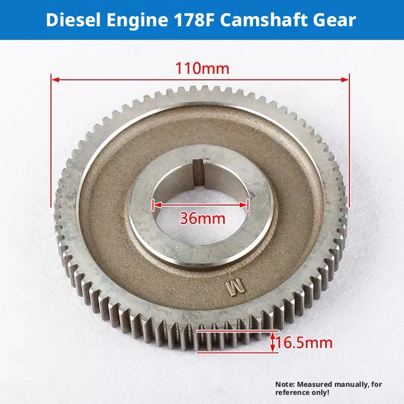 1PC 170F 178F 186F 186FA 188F 192F Balance Shaft Timing Gear Crankshaft Timing Gear Balance Gear Bearing Camshaft Gear Cam Gear