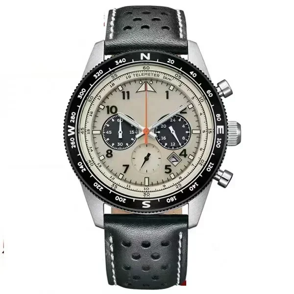 2025 Men Watches Luxury Trend Quartz Calendar Waterproof Multi Function Fancy Round Watch Stainless Automatic Watch