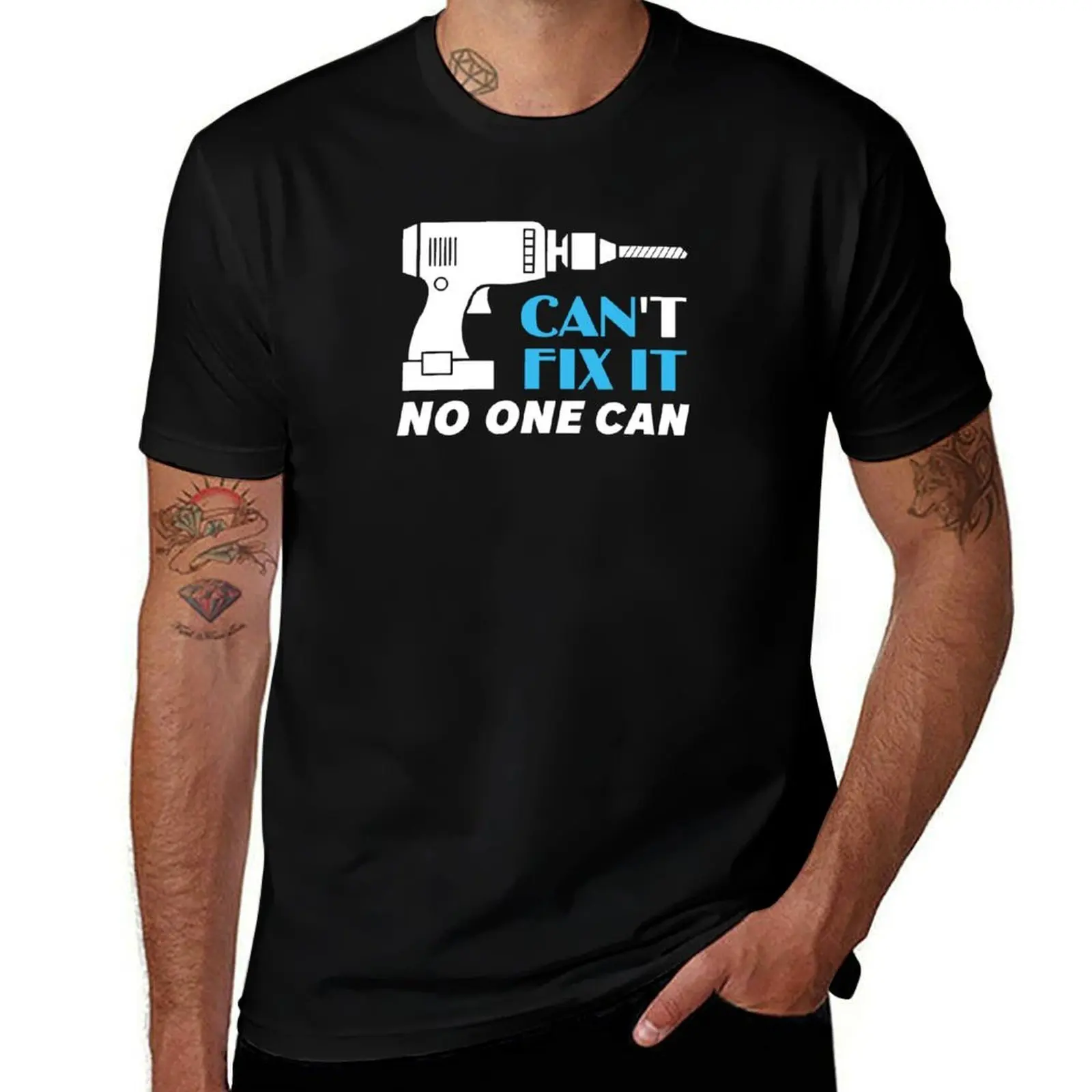 If-Pa-Cant-Fix-It-No-One-Can-Grandpa-Grandparent-PapaFathers-Day T-Shirt Streetwear Print Tee Shirt T-Shirt