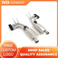 HMD Stainless Steel Exhaust System Performance Catback For Mercedes Benz AMG G500 G63 W463  With valves tips