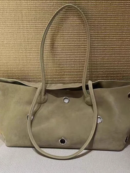 Fall Winter New Style Large Capacity Suede Tote Bag Women's Aki Single Shoulder Commuter Bag Fashionable Versatile Handbag