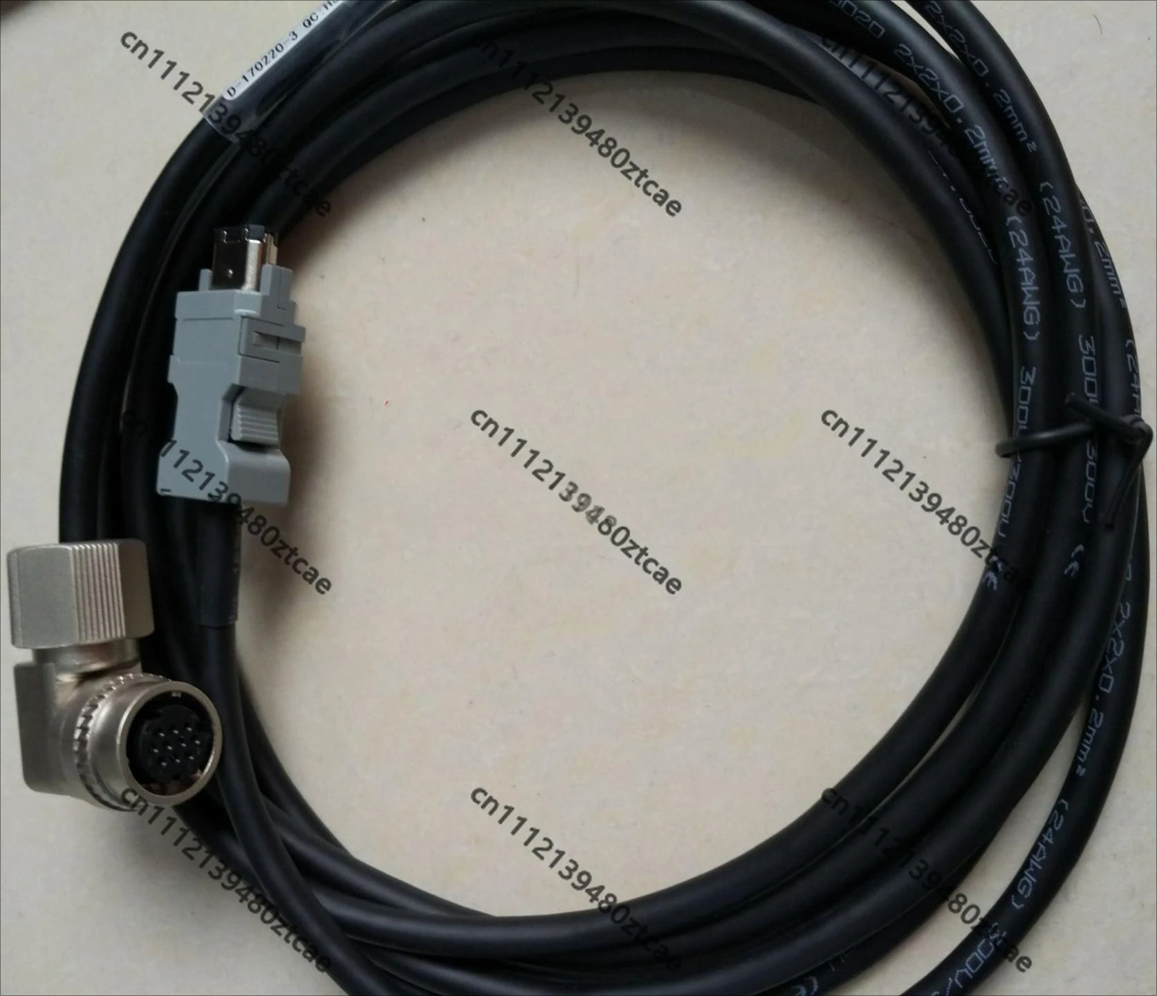 New High Flex Encoder Cable Right Angle Connector for -5/7 SGM7G SGMGV JZSP-CVP12-05-E to 20-E Servo Motor Parts