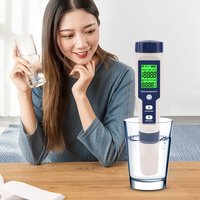 5 in 1 Digital TDS/EC/PH/Salinity/Temperature Meter Water Quality Detector PH TDS EC Salinity Temp Meter for Aquariums Pools Spa