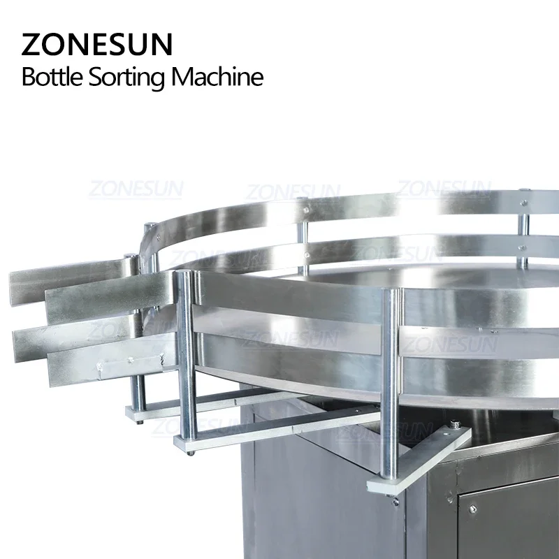 ZONESUN ZS-SP800Z Automatic Rotary Round Bottle Collecting Sorting Turntable for Filling Capping Labeling Machine