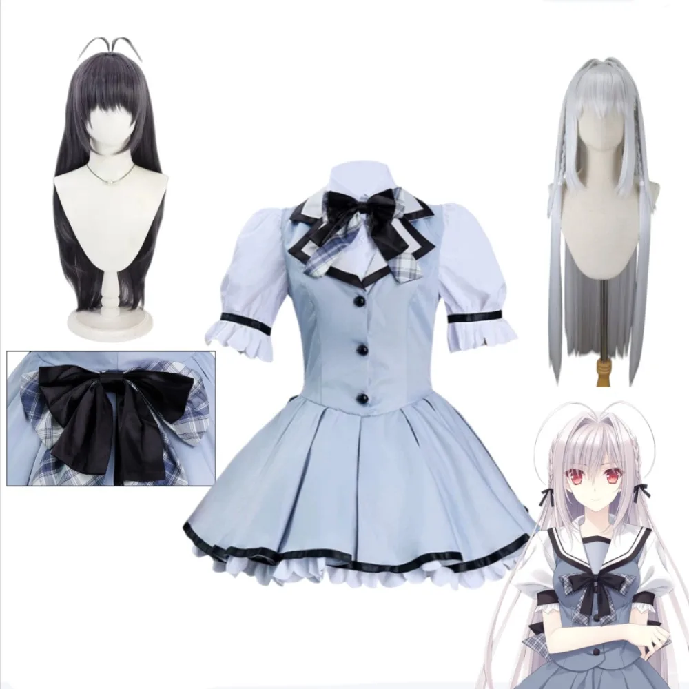 

Tsuki Ni Yorisou Otome No Sahou Sakurakouji Luna Ogura Asahi Cosplay Summer School Uniform Unisex Anime Halloween Comic Con Wear