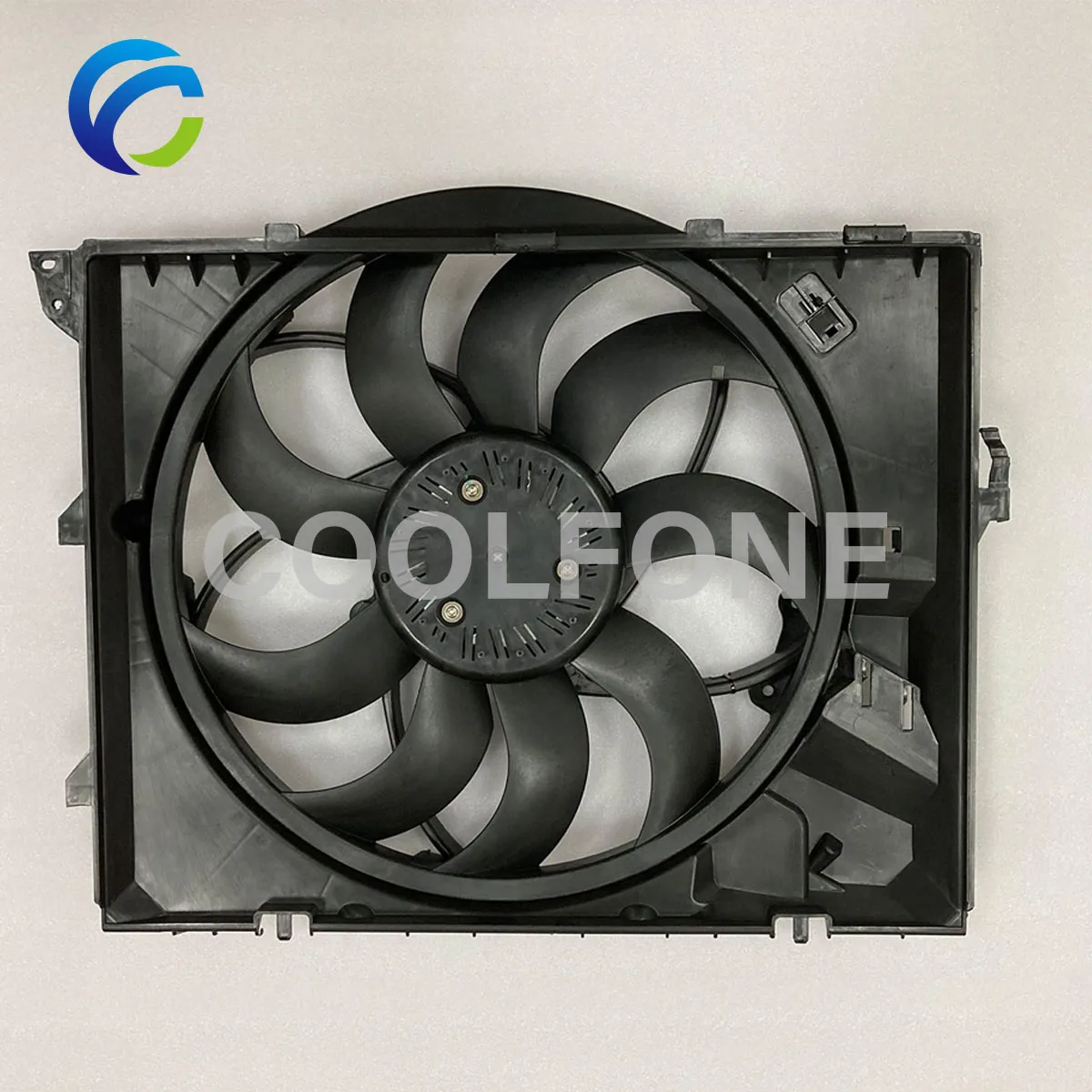 Engine Cooling Radiator Electric Fan ASSY for BMW E90 LCI E92 E93 M3 S65 17112283621  17112283389