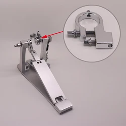 Aluminium Drum Clamp Bass Drum Pedal Parts Silver For Drum Pedal Beater Percussion Replacement Accessories