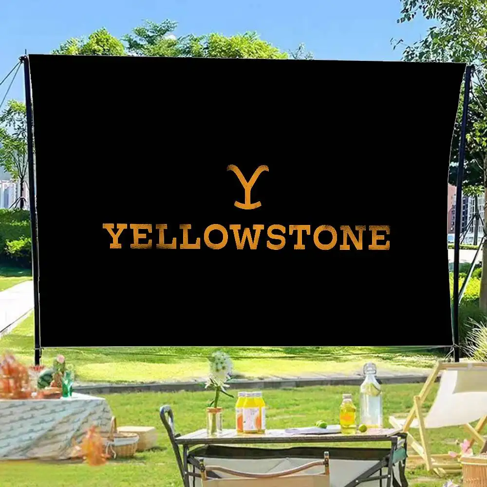 Y-Yellowstone Banner Art Printing Japanese Wall Flag Anime Wall Hanging Home Decor