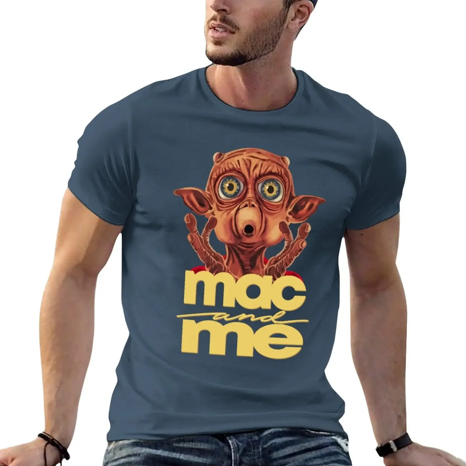 New Mac and Me T-Shirt custom t shirt heavyweight t shirts mens t shirt graphic