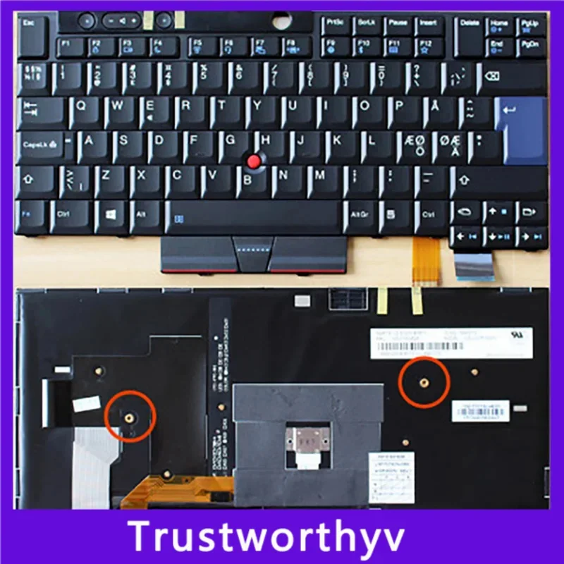 Imagem -02 - Teclado do Portátil com Retroiluminação para Lenovo Thinkpad T25 25 25 01hw487 jp