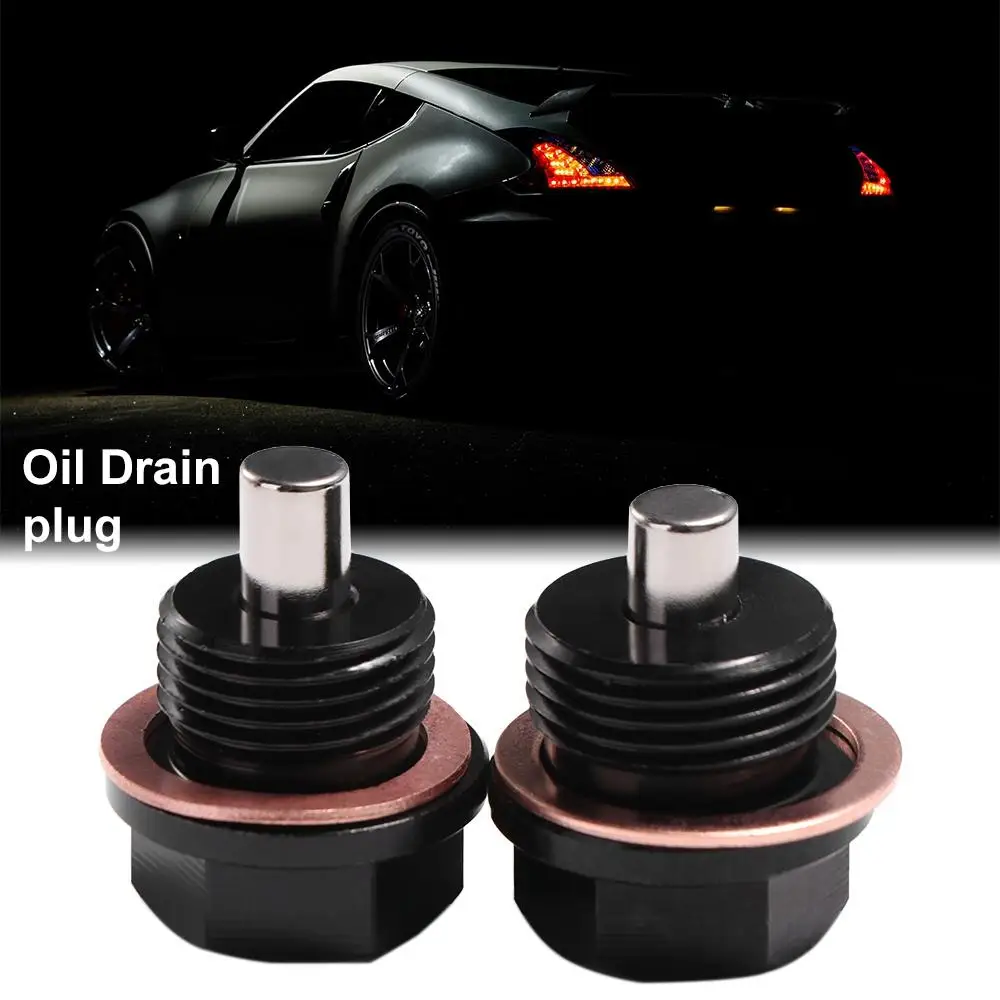 

Aluminum Magnetic Oil Drain Plugs M12/M16/M20 Magnetic Engine Drain Nut Bolt Smooth Engine Sump Nut Screw Auto Accessories