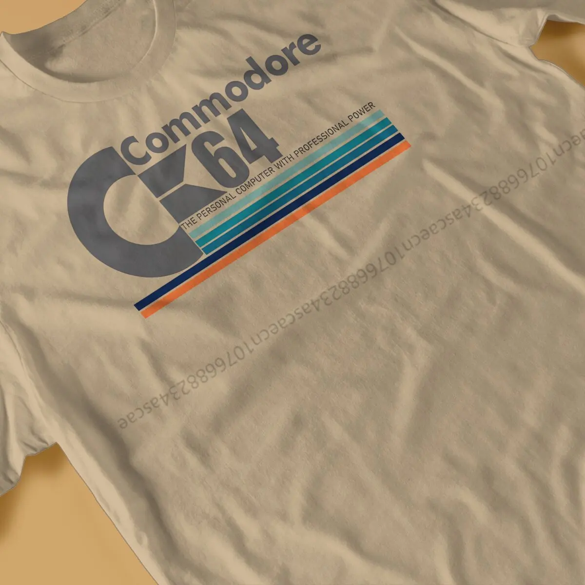 Commodore 64 Tshirt Graphic Men Tops Vintage Summer Cotton Short Sleeve T Shirt