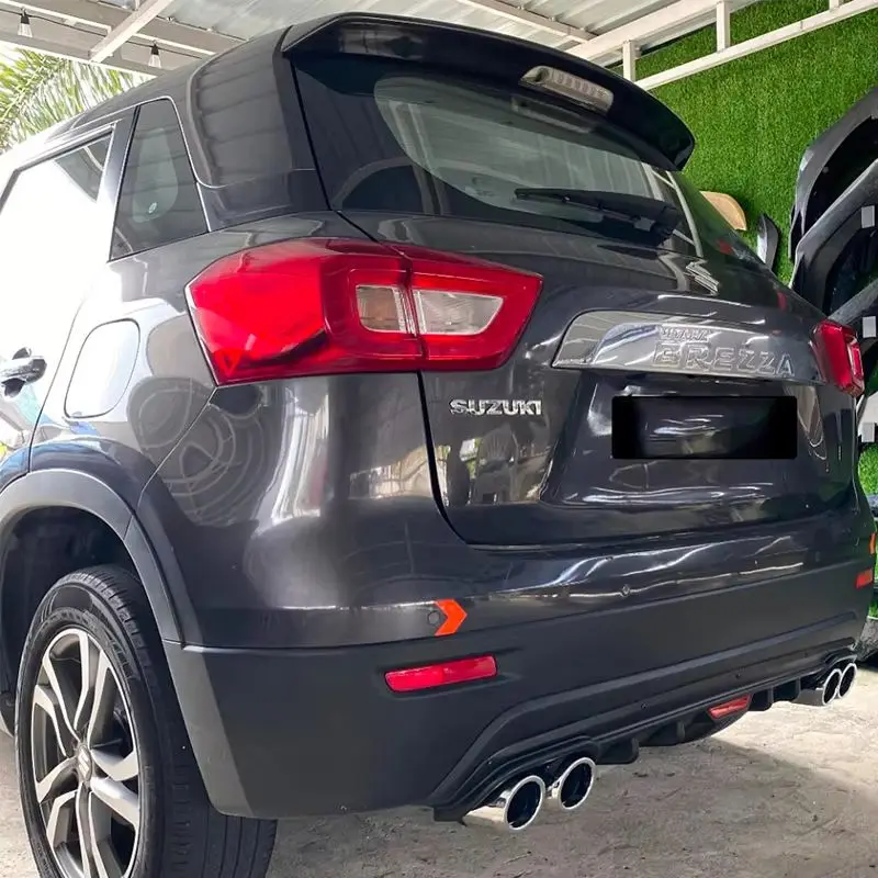 ل 2016-2025 سوزوكي بريزا/Urban كروزر الناشر الخلفي الوفير الشفاه الفاصل المفسد العادم العادم طقم الجسم الملحقات #6