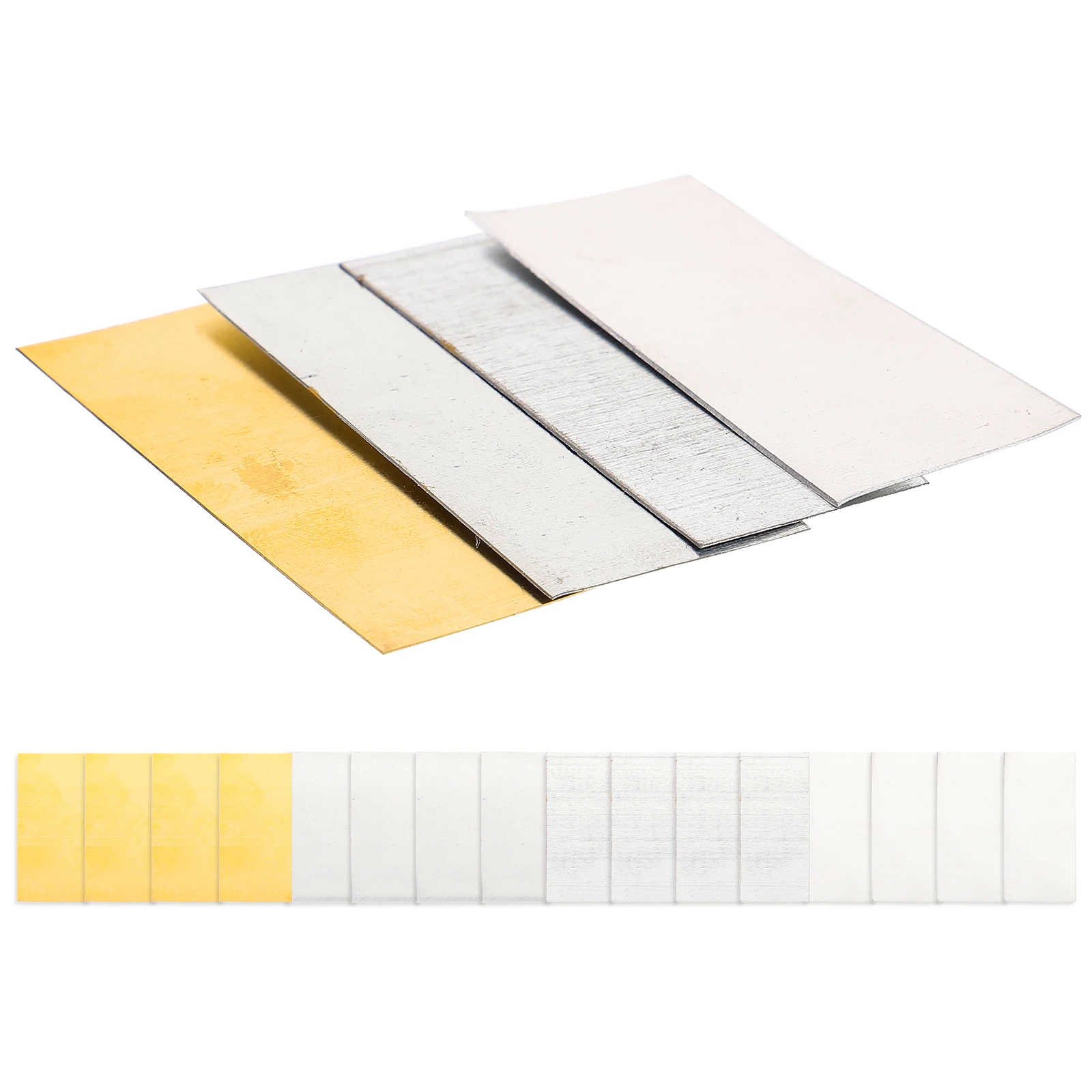 

16Pcs Zinc Copper Anode Strips Electroplating Metal Sheets Fruit Experiment Supplies for Science Learning Teaching