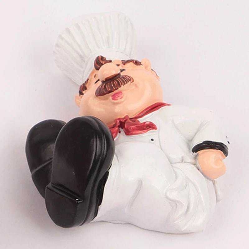 Cartoon Chef Pot Lid Holder Kitchen Cutting Board Pan Cover Utensil Holder Self-Adhesive Pot Lid Storage