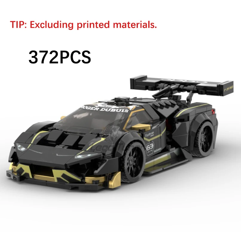 

MOC-105829 Sportscar Model Building Block Technology Bricks 372PCS Compatible Brand Assembly Toy Gift