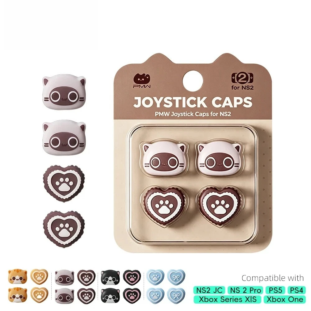 For NS2 Game Joystick Caps Compatible For PS5/PS4 for Xbox Series X/S for Switch 2 Anti-Slip Thumb Grips Enhanced Precision