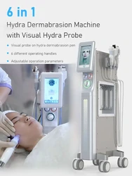 6 In 1 H2O2 Hydro Microdermabrasion Water Oxygen Skin Care Deep Cleaning Hydra Dermabrasion Machine Water Aqua Peeling Machine