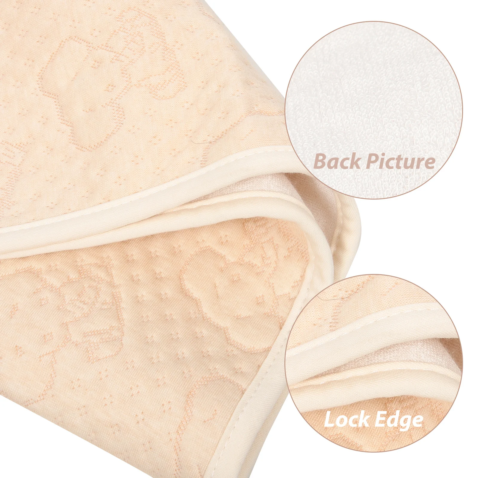 

Washable Bed Underpad Cotton Incontinence Pad Baby Elderly Breathable Menstruation Mat Reusable Absorbent Bed Pads