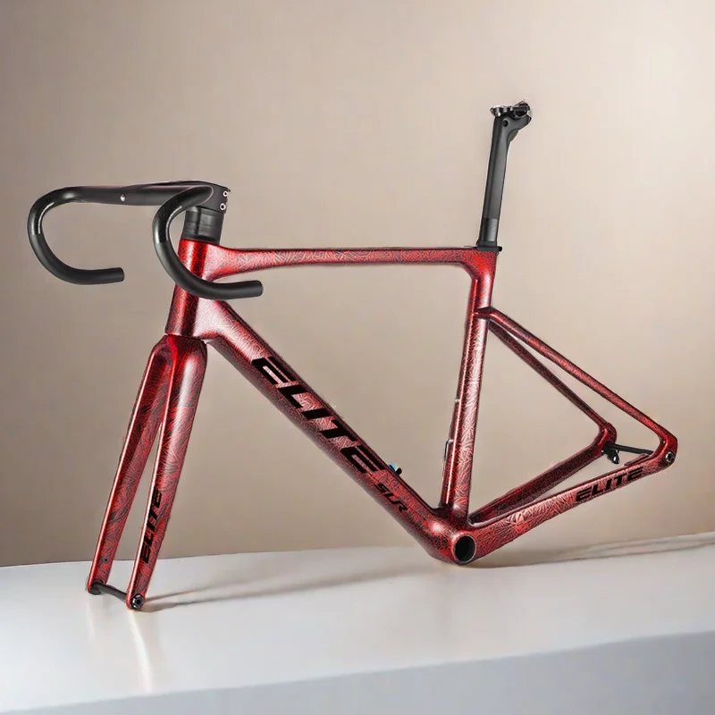 エリートロードバイクフレームカーボン 47/49/51/54/56 センチメートル