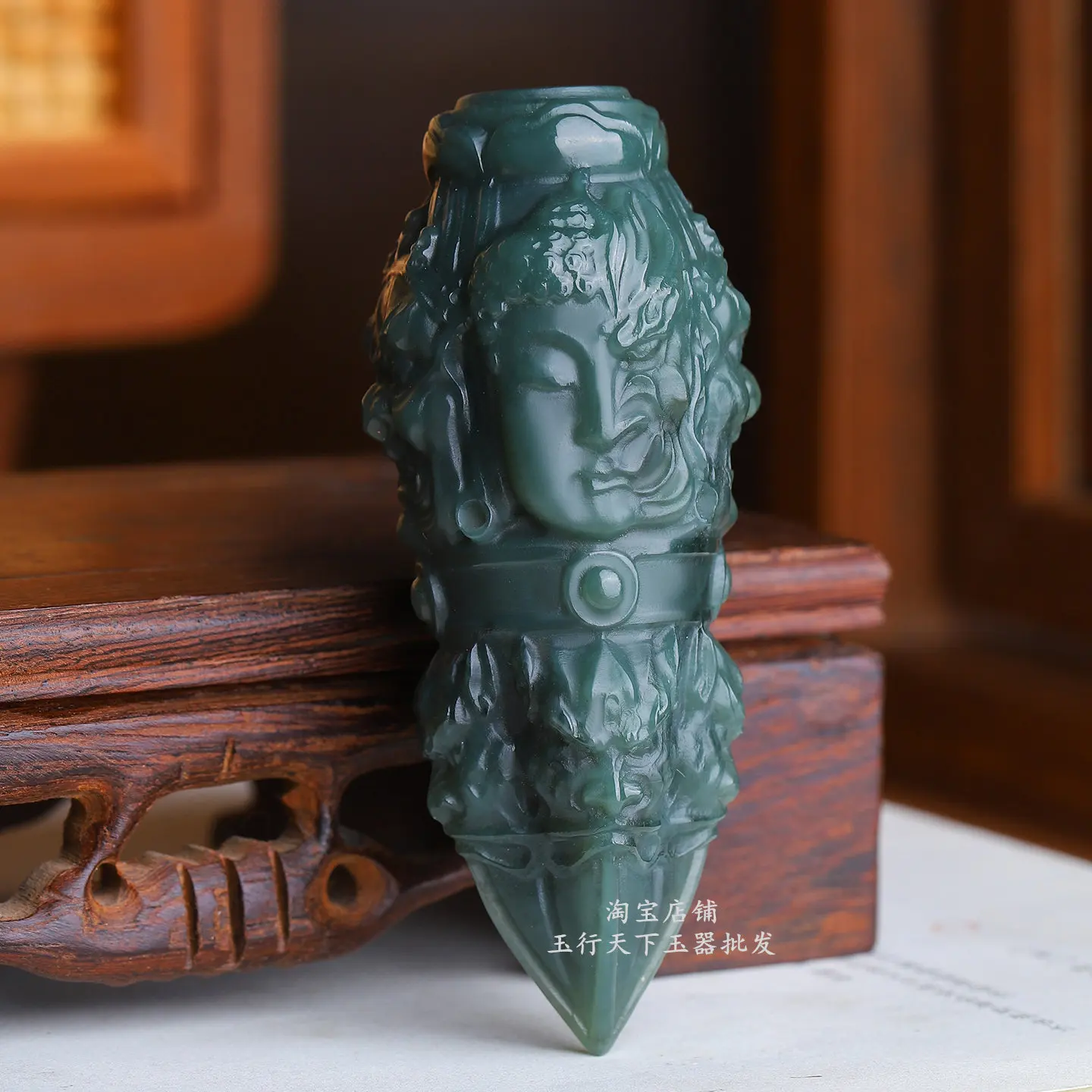 Genuine Xinjiang Hetian jade sapphire pestle hand handle piece men's and women's jade to play with vajra pestle jade cultural pl