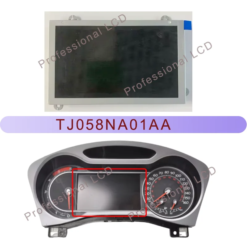 5.8 Inch LCD Display Screen Panel TJ058NA01AA LTL582T-9161-2 For Ford Mondeo MK3 2007-2013 Automotive Dashboard LCD Display
