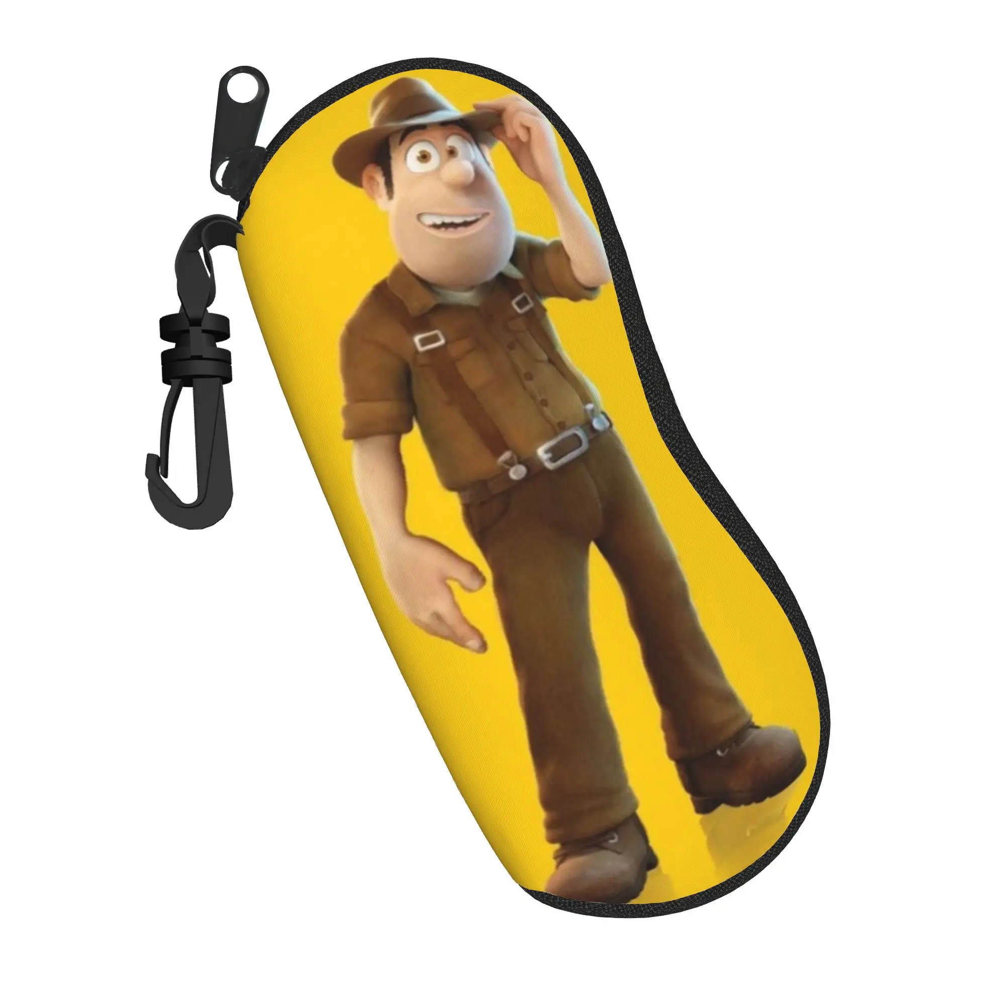 Las aventuras de Tadeo Jones Glasses Case for Girl Boy Student Zipper  Eyewear Storage Box Protector Eyewear Container