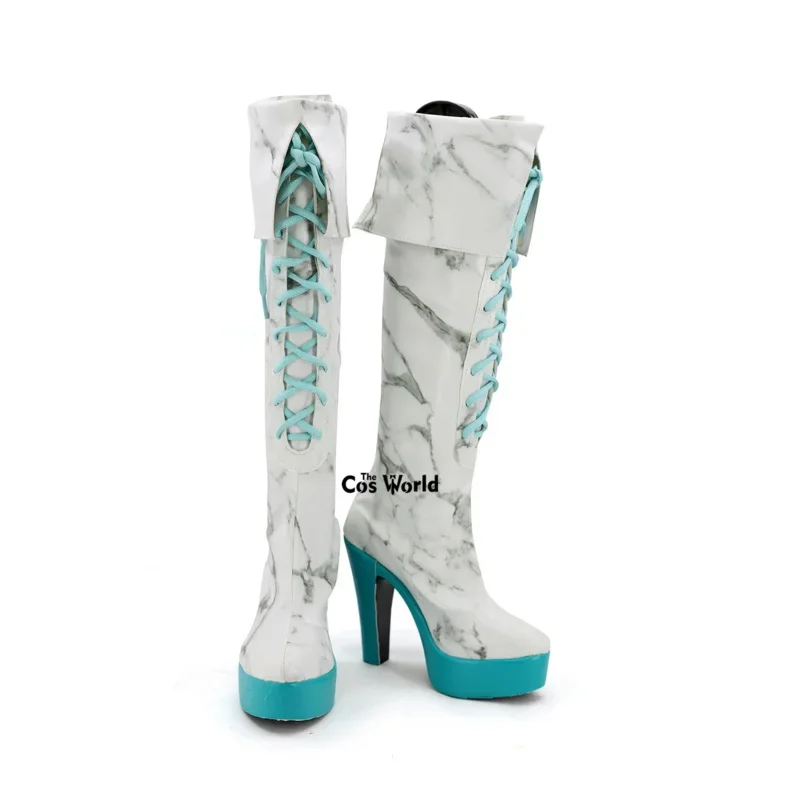 New 2025 Miku Karune SHI-E Calne Ca Anime Customize Cosplay High Heels Shoes Boots 94ly