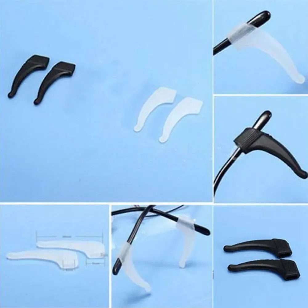 Accessories Glasses Lock Grip Holders Sports Eyewear Earhook Anti-slip Ear Hook Eyeglass Ear Hook Silicone Glasses Ear Hook