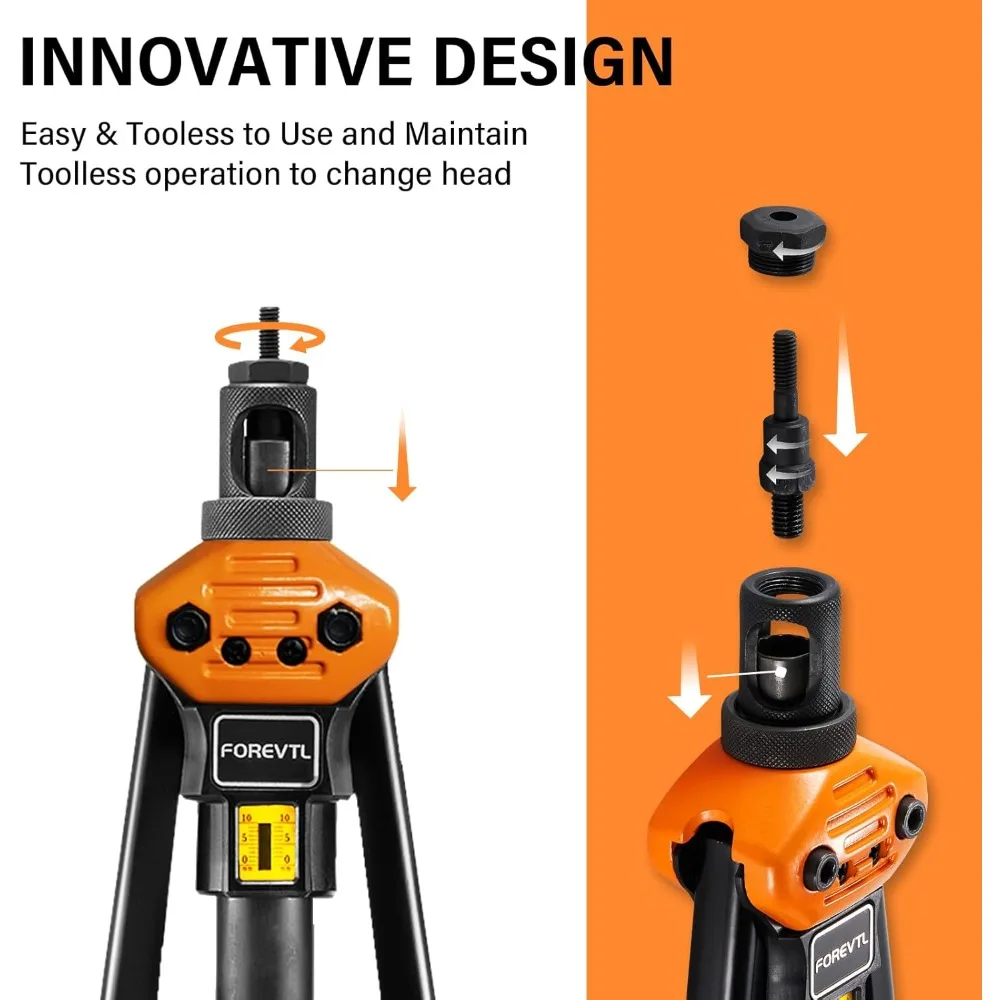 ชุดเครื่องมือยึดสกรูหัวตอก 16 ชิ้น พร้อมแกนยึดขนาดเมตริกและ SAE 13 ชิ้น ชุดสกรูหัวตอก 150 ชิ้น กล่องเก็บของทนทาน