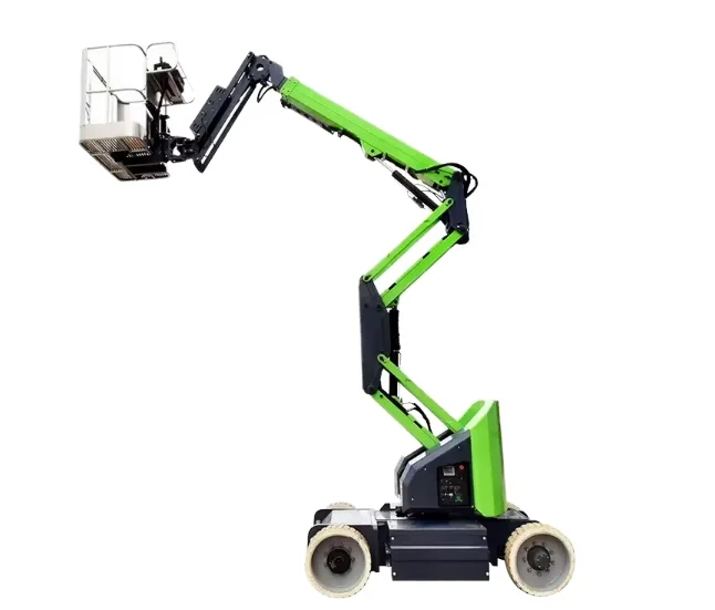 Hydraulic 10m Lift Height Electric Crank Arm Trailer Mounted Boom Lift Truck Mounted Articulated Work Platform Cherry Picker