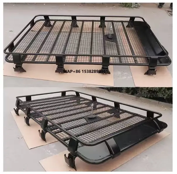 

YLC Truck Roof Cargo Racks Frame for HiaceKDH200 2005-2018 Transport Luggage Box Metal High-strength Cargo Rack Wide Narrow Body
